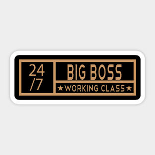 Big Boss Tittle Job Sticker